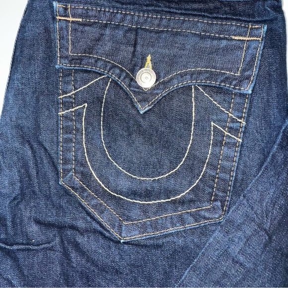 Men's True Religion Ricky jeans dark wash Made In USA 36X34 - Picture 3 of 10
